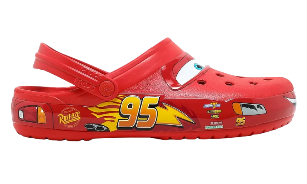 Bărbați Crocs x Cars „Fulger McQueen”.