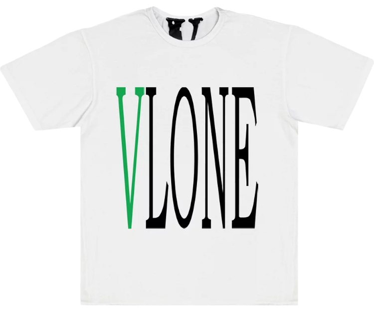 Vlone T-Shirt White Green