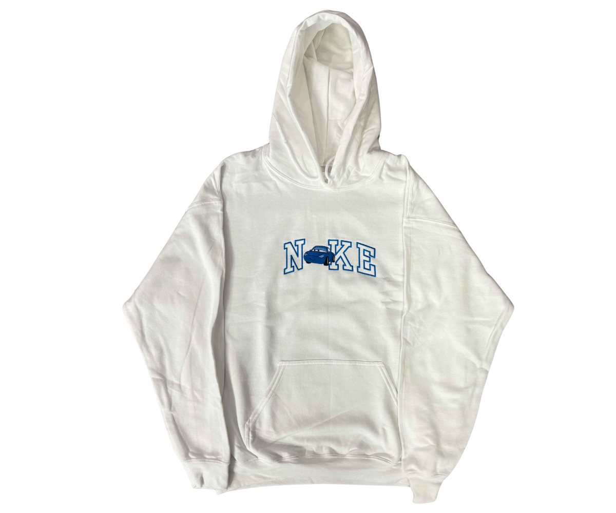 Cuddle Chick - Cars Hoodie White