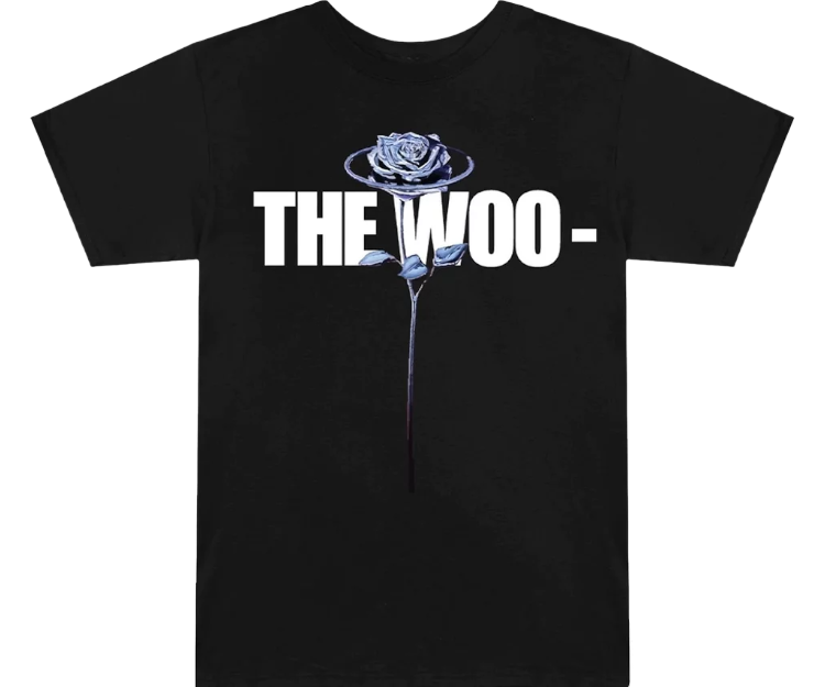 Tricou Vlone x Pop Smoke The Woo Negru
