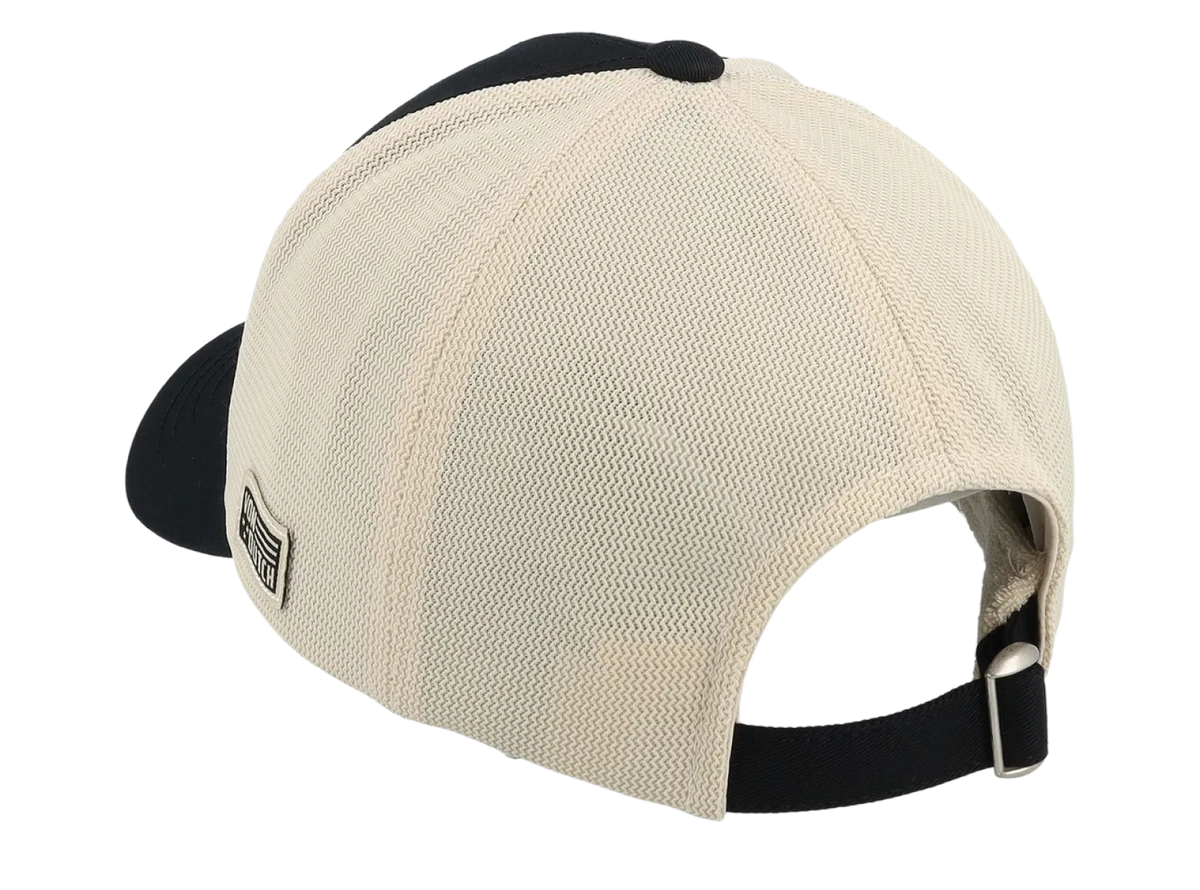 Von Dutch Cap Embroidery Oval Black/White A-Frame Trucker
