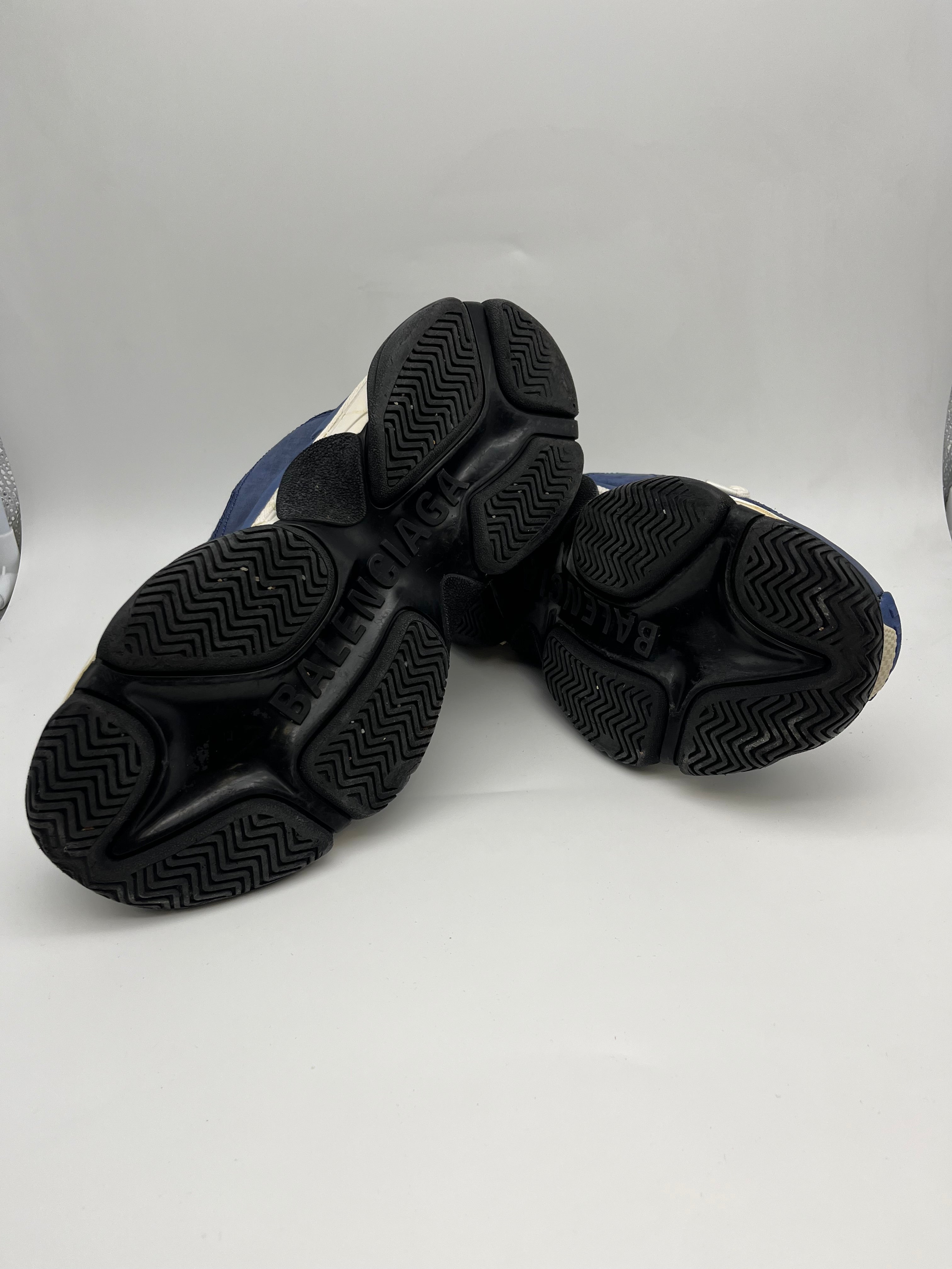 Használt - Balenciaga Triple S Navy Blue (40)