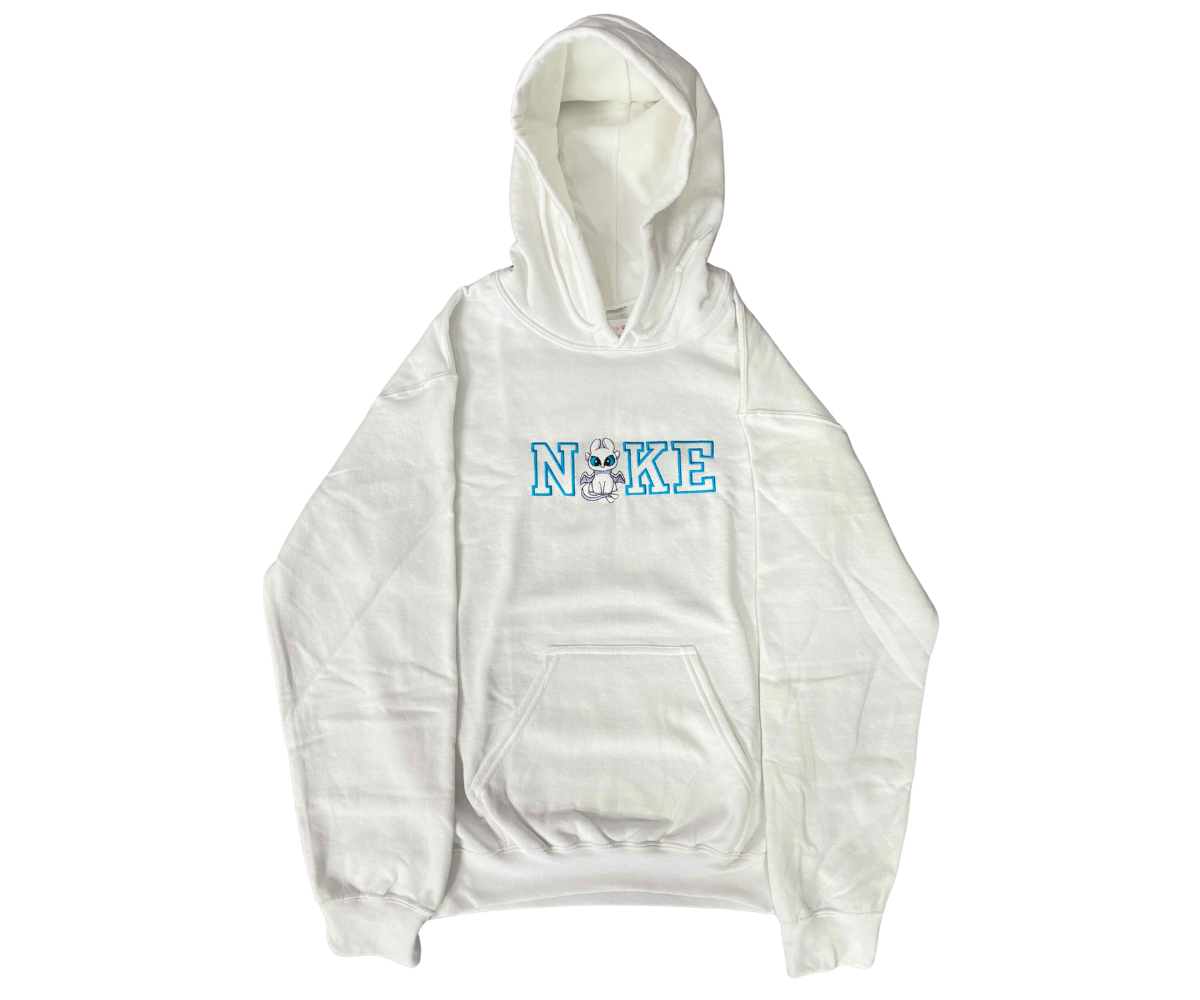 Cuddle Chick - Dragons Hoodie White