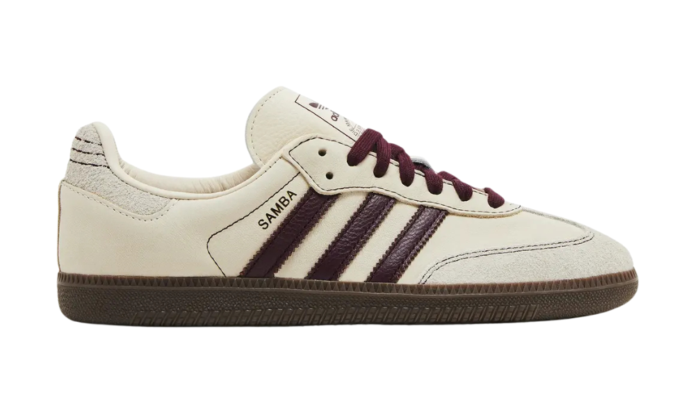 Adidas Wmns Samba OG „Wonder White Maroon”