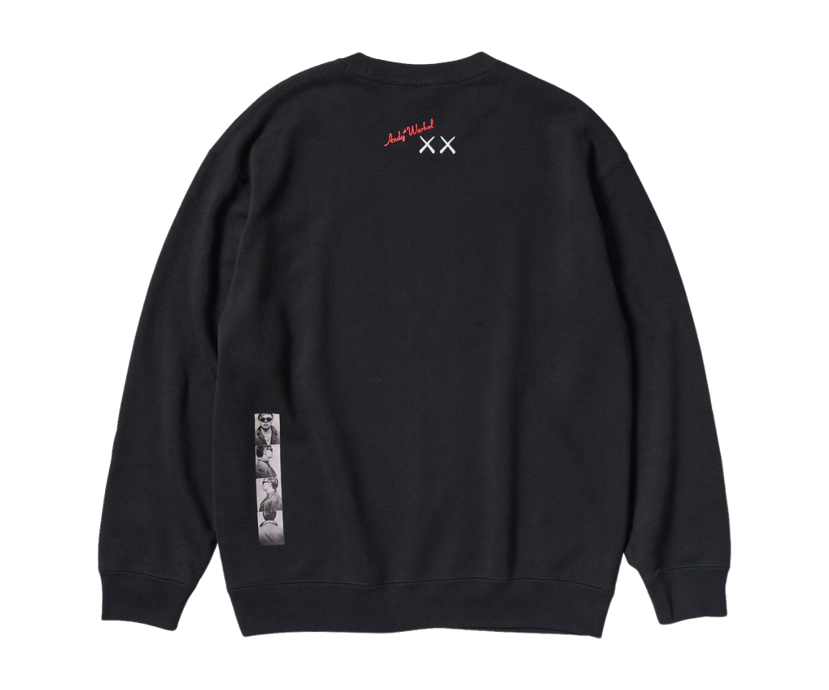 KAWS x Uniqlo Warhol Graphic 476119 Sweatshirt Black