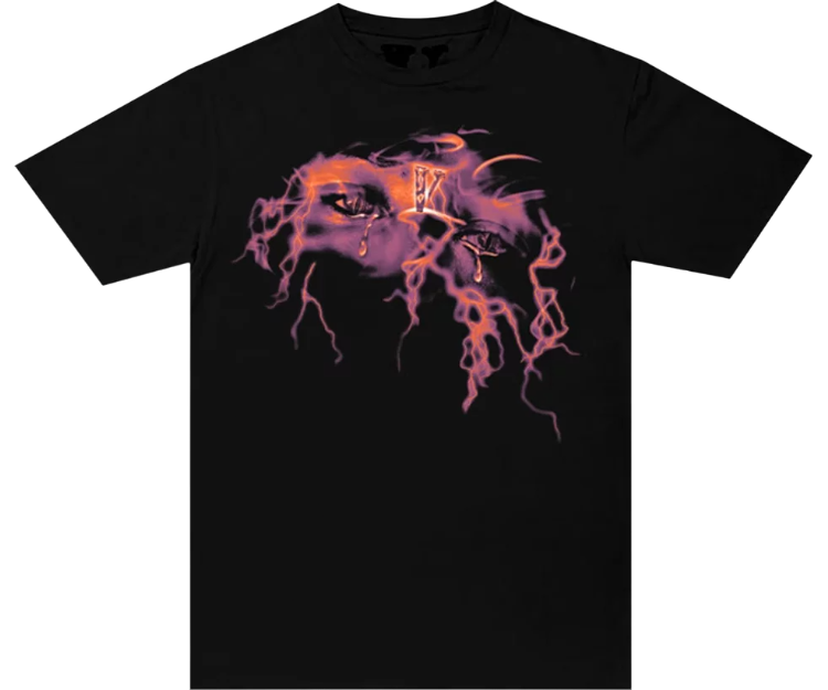 Tricou Vlone x Never Broke Again Eyes Negru