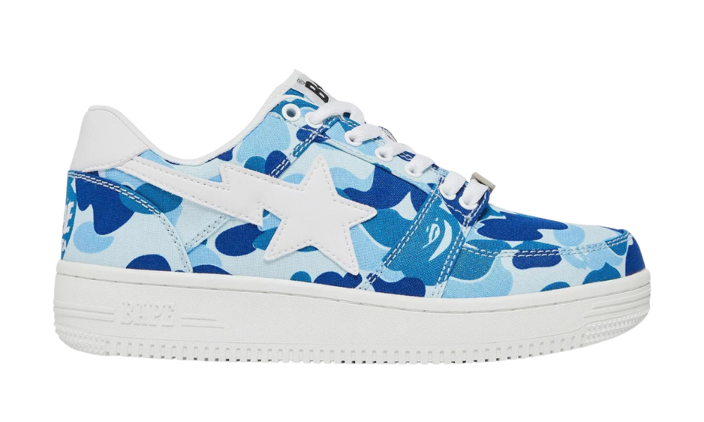 The Bathing Ape Bape Sta Low ABC Camo 20th Blue