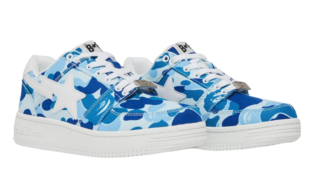 The Bathing Ape Bape Sta Low ABC Camo 20th Blue