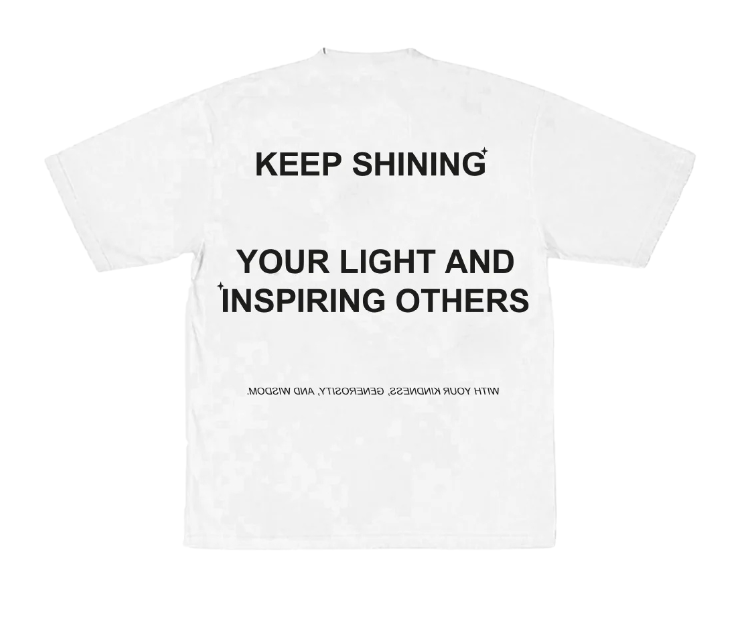 Tricou alb UNREAL Keep Shining
