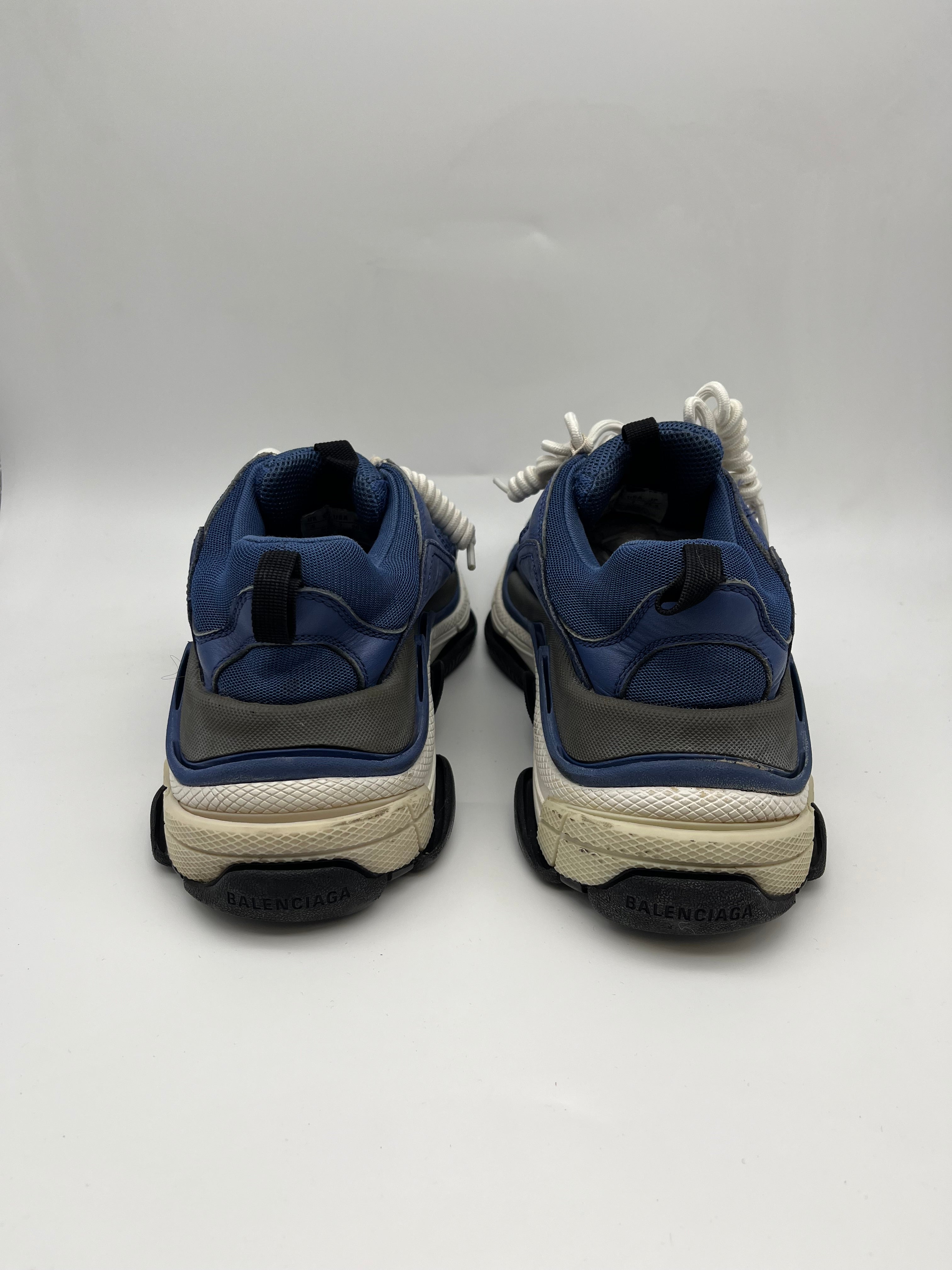 Használt - Balenciaga Triple S Navy Blue (40)