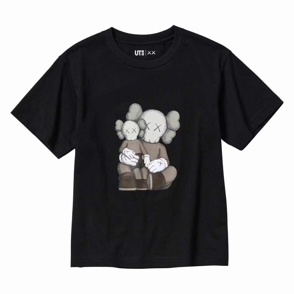 KAWS X UNIQLO UT Short Sleeve Graphic T-shirt Black