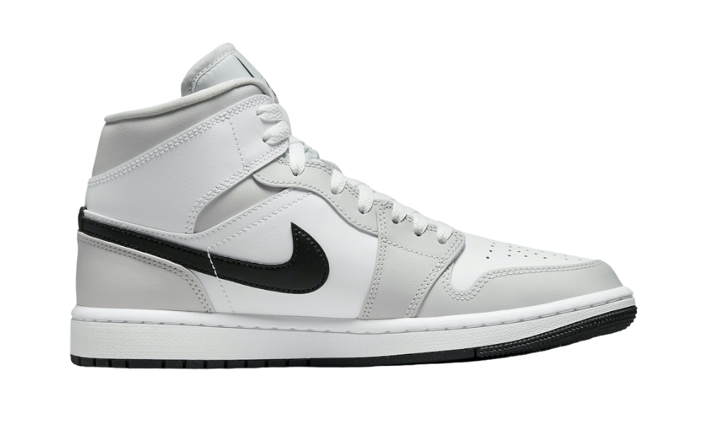 Air jordan 1 sales grey and white
