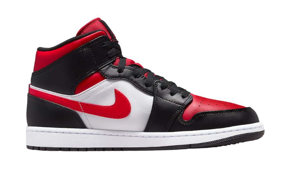 Jordan 1 Mid Bred Toe
