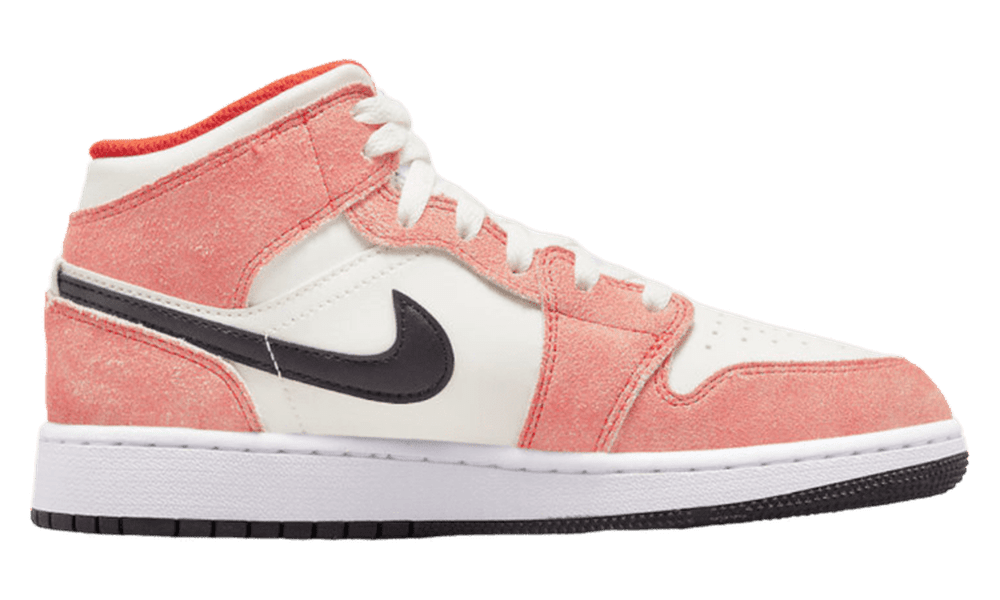 Air Jordan 1 Mid SE Orange Suede