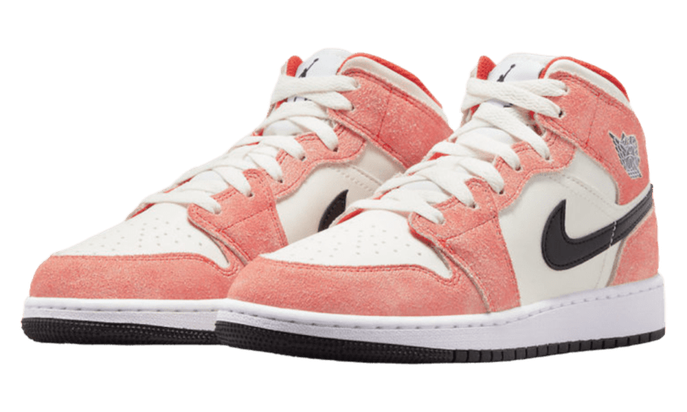 Air Jordan 1 Mid SE Orange Suede