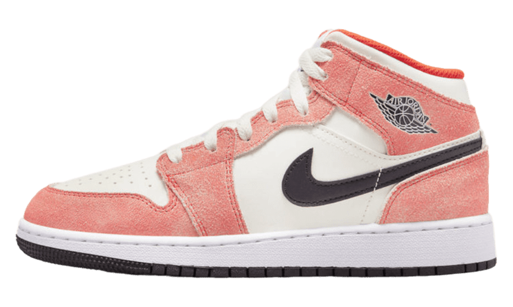 Air Jordan 1 Mid SE Orange Suede