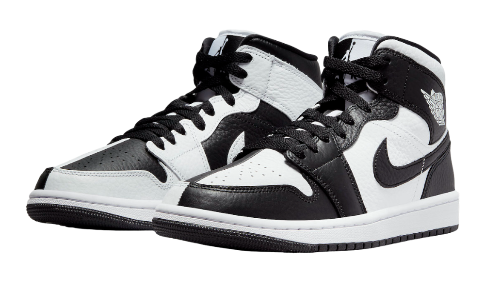 Air Jordan 1 Mid Invert Black White