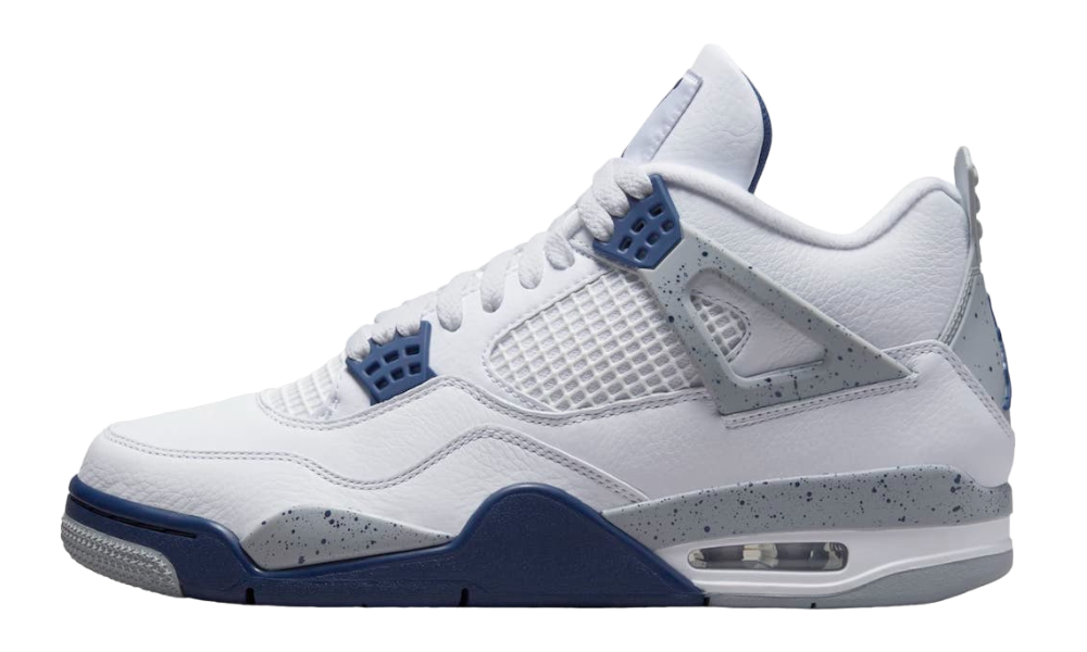 Air Jordan 4 Retro White Midnight Navy