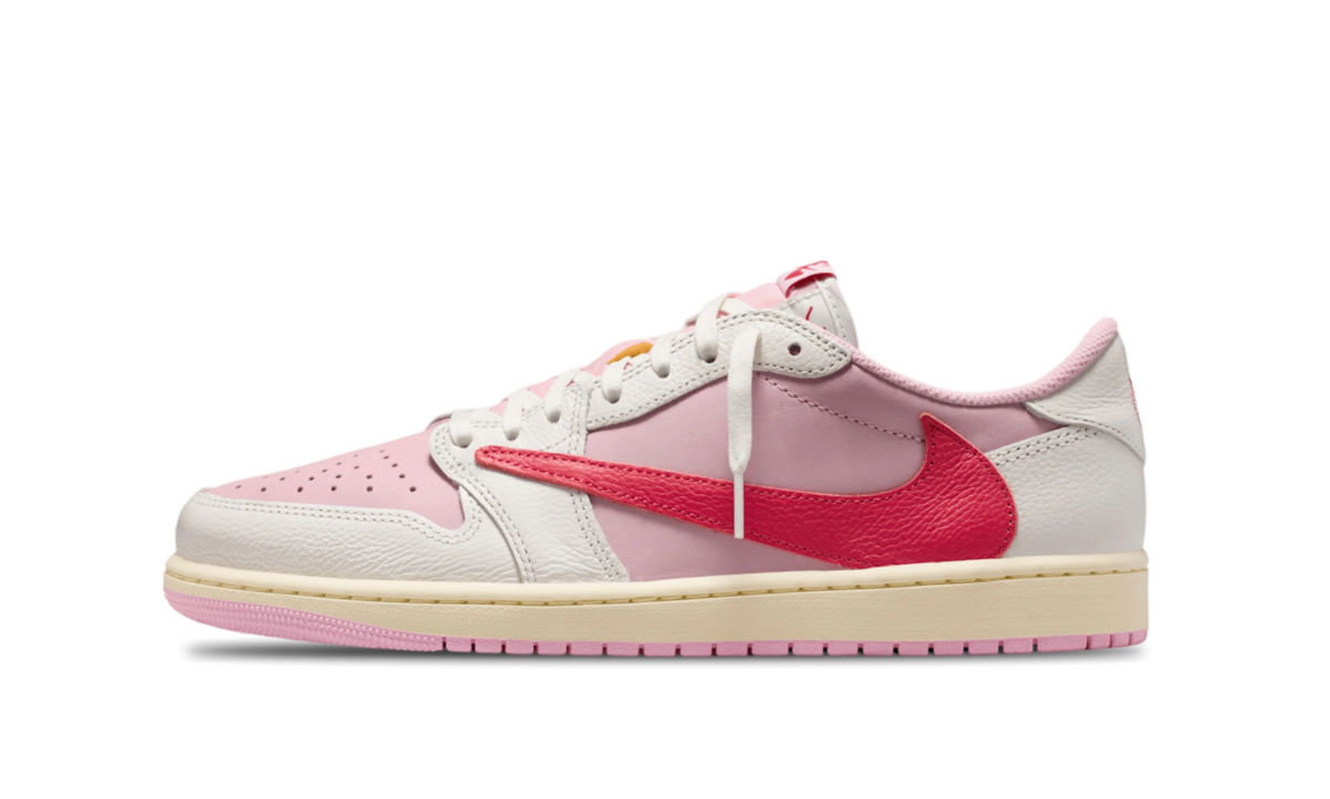 Air Jordan 1 Retro Low OG SP Travis Scott Sail Tropical Pink