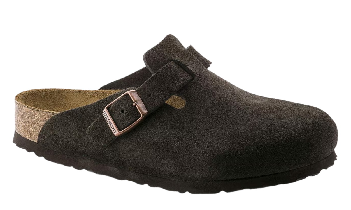 Birkenstock Boston Soft Footbed Suede Mocha