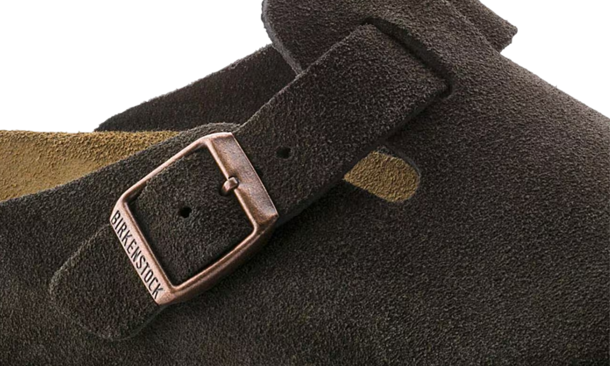 Birkenstock Boston Soft Footbed Suede Mocha