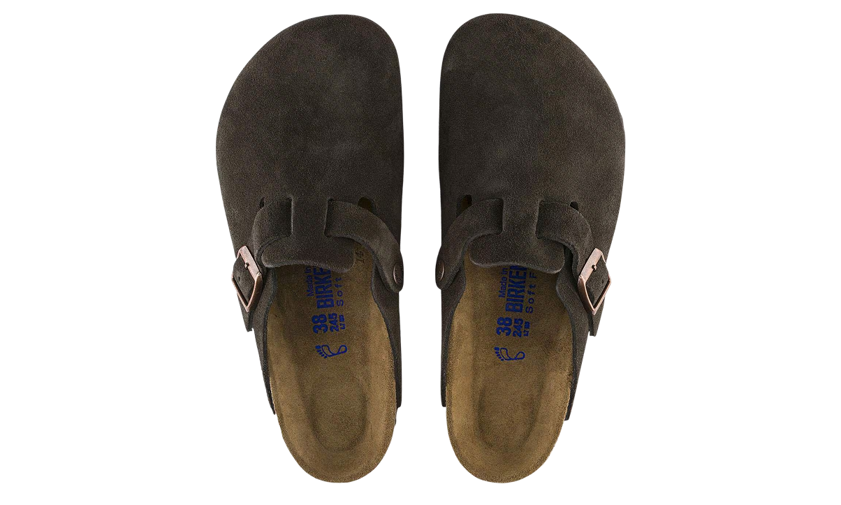 Birkenstock Boston Soft Footbed Suede Mocha