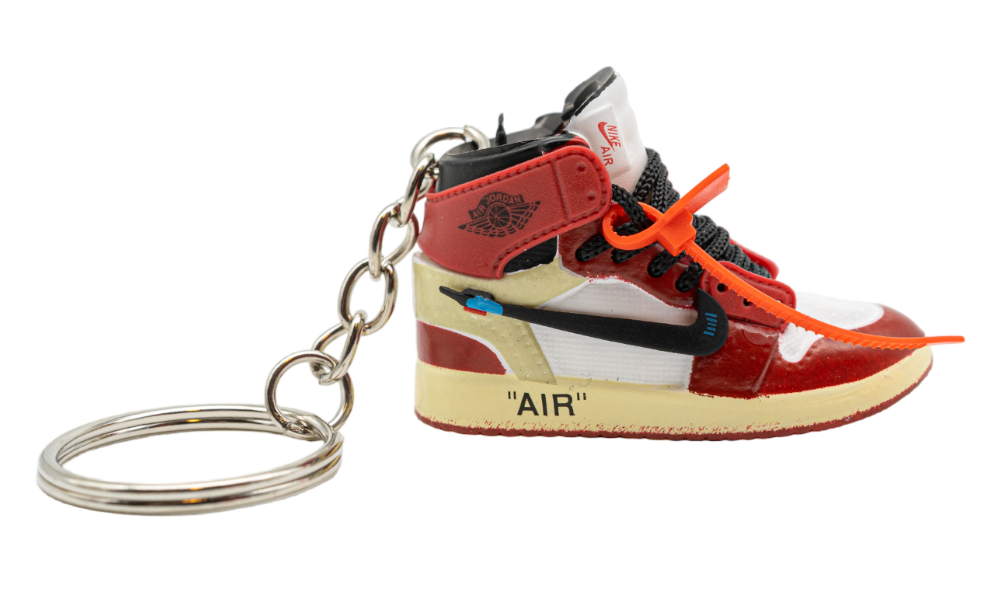 Keychain - Air Jordan 1 Retro High Off-White Chicago
