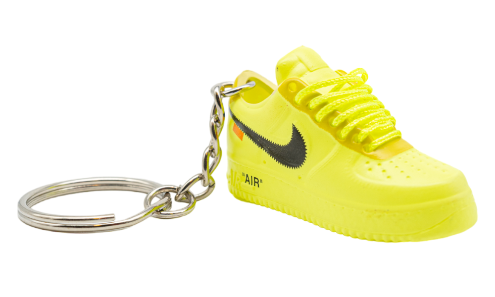 Kulcstartó - Nike Air Force 1 Low Off-White Volt