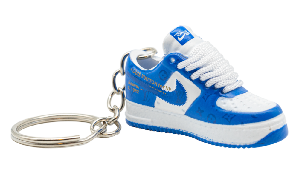 Kulcstartó - Louis Vuitton Nike Air Force 1 Low Royal