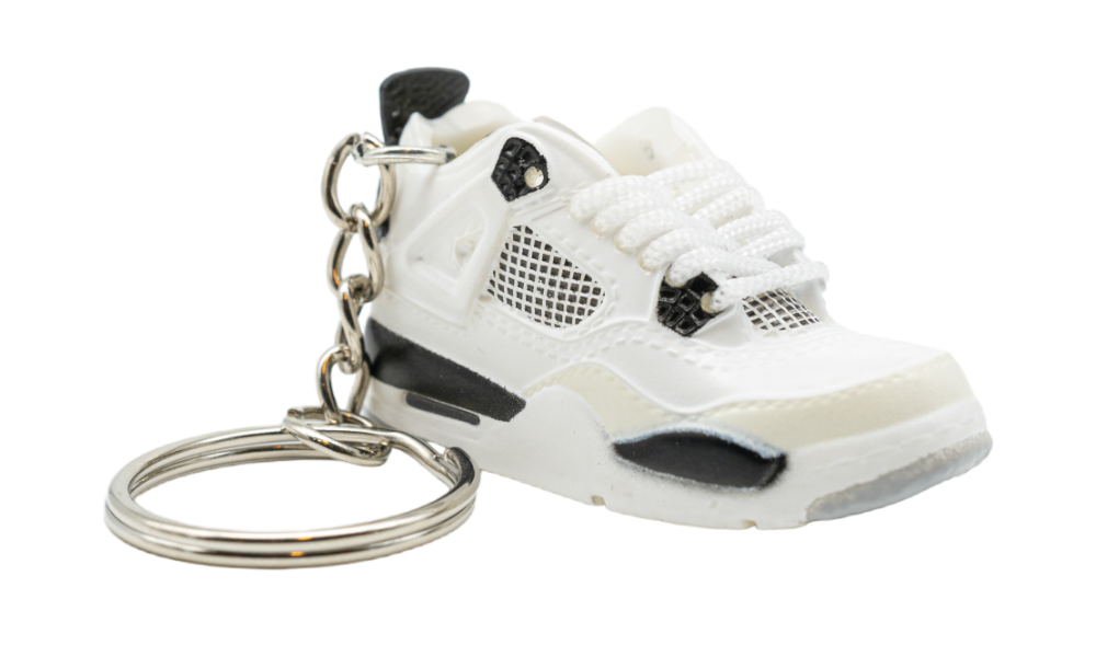 Keychain - Air Jordan 4 Retro Military Black