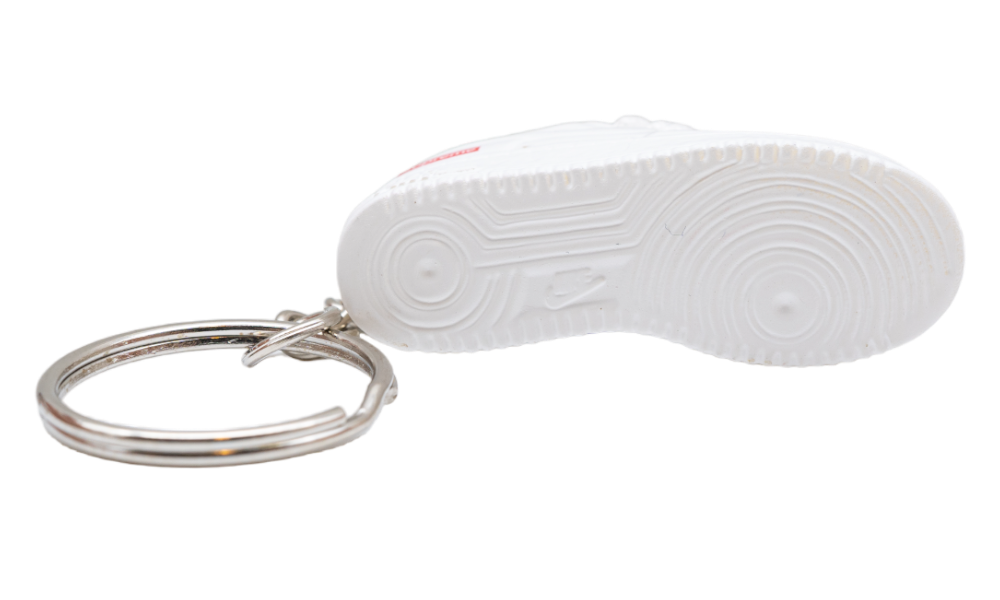 Keychain - Nike Air Force 1 Low Supreme White