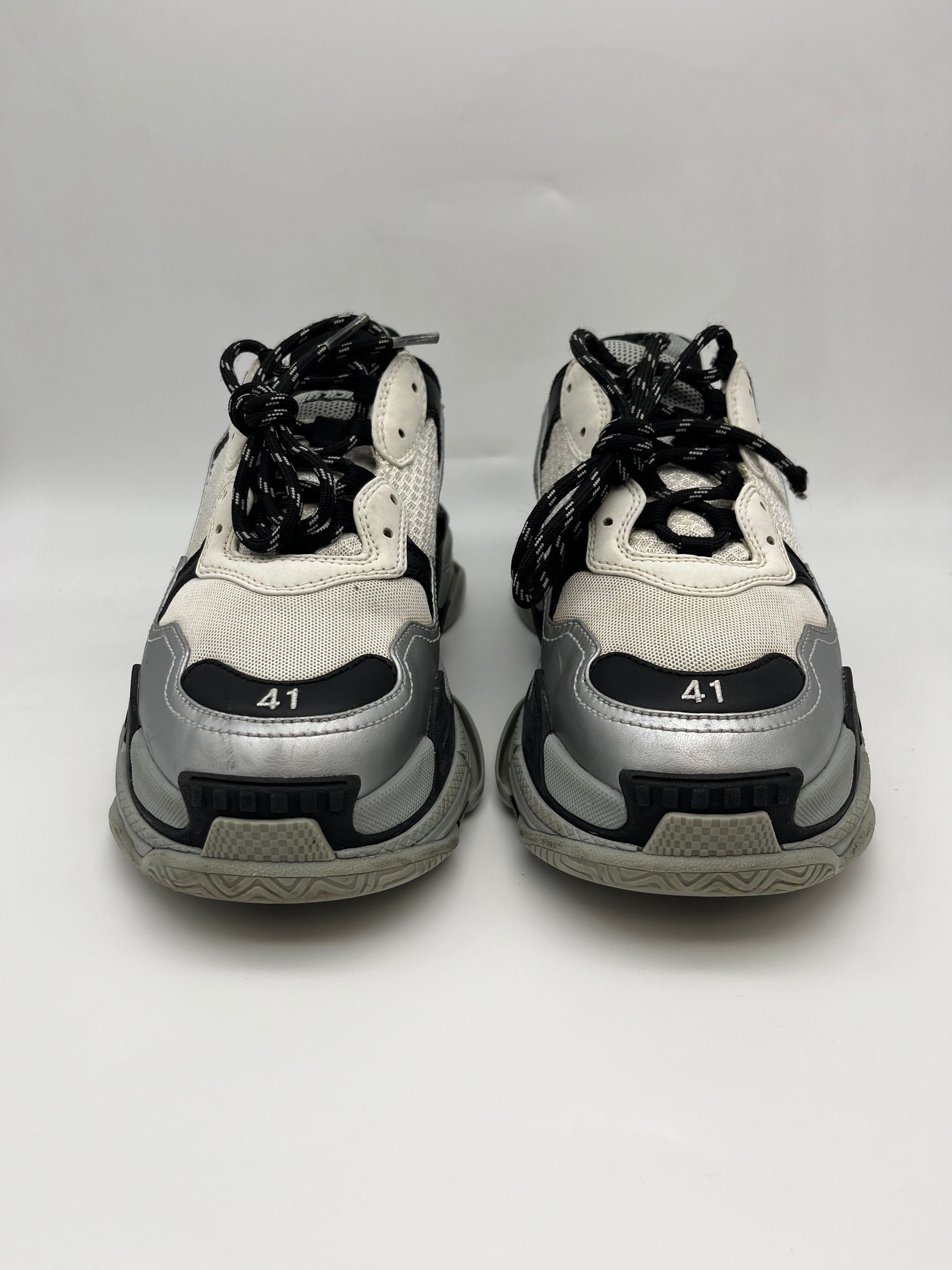 Használt - Balenciaga Triple S Silver (41)