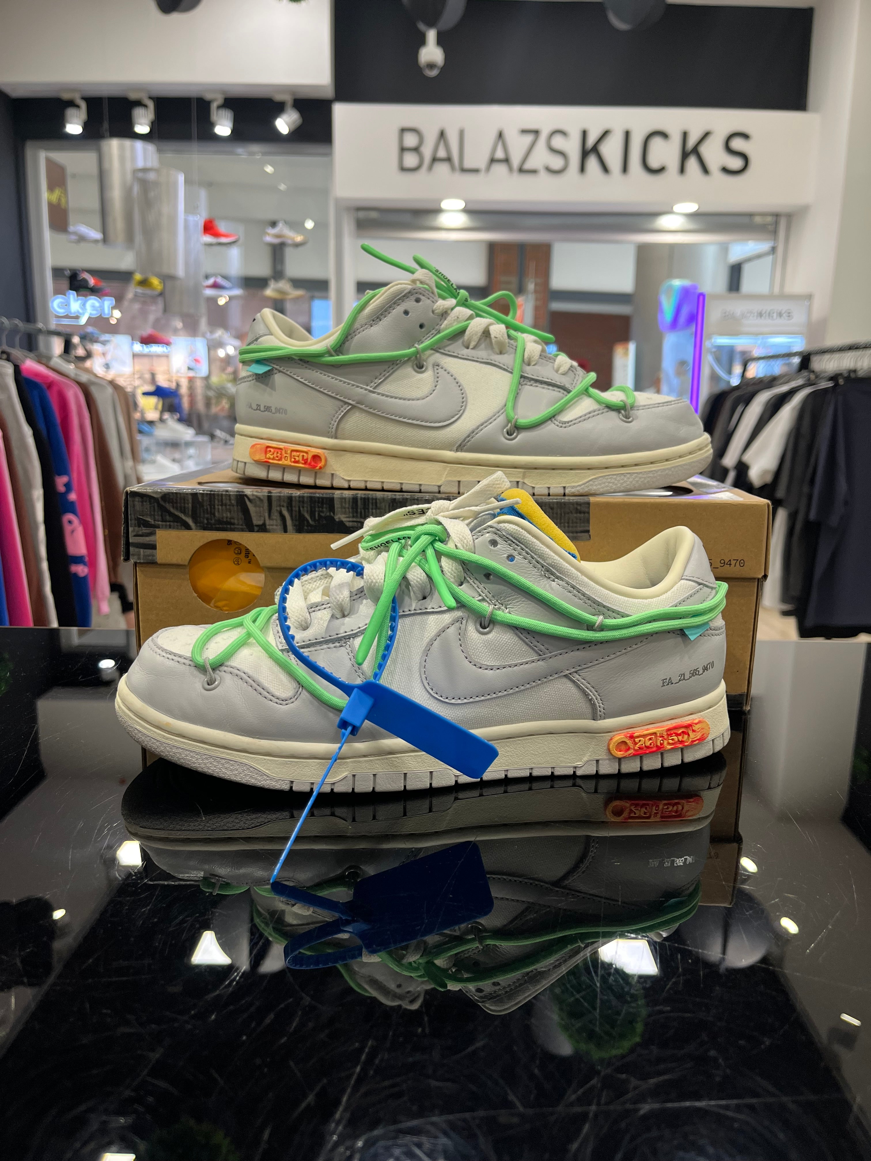 HASZNÁLT - Off White Dunk Low 26/50