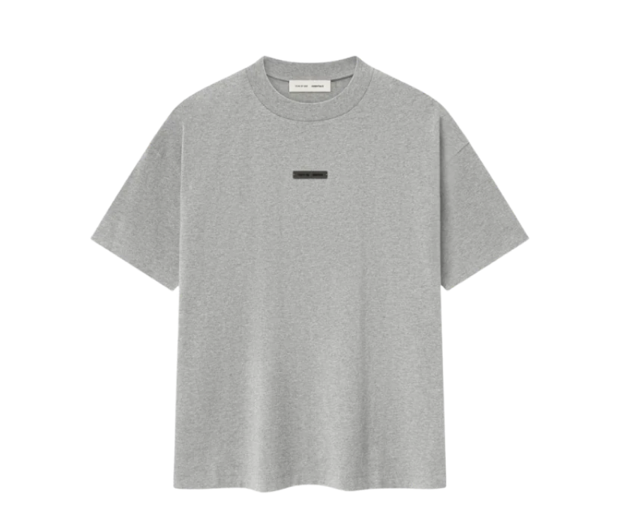 Fear Of God Essentials 2025 Tee 'Concrete Heather'