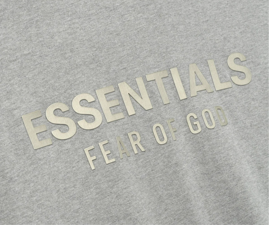 Fear Of God Essentials 2025 Tee 'Concrete Heather'