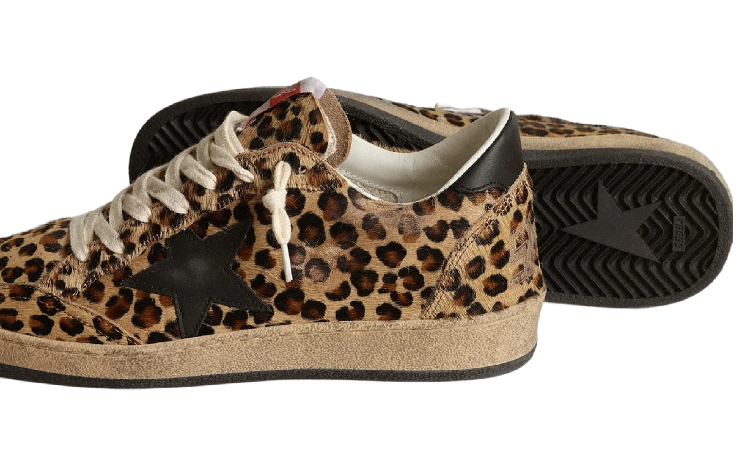 Golden Goose Ball Star Leopard (Women’s)
