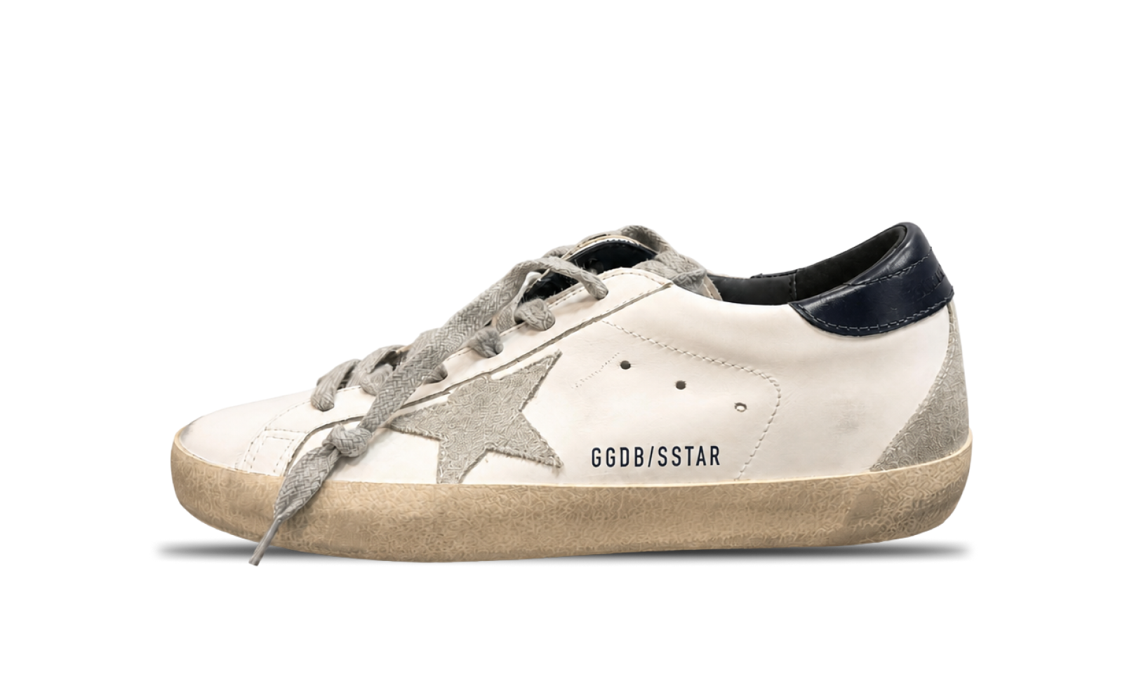 Golden Goose Superstar Suede Star Blue Heel