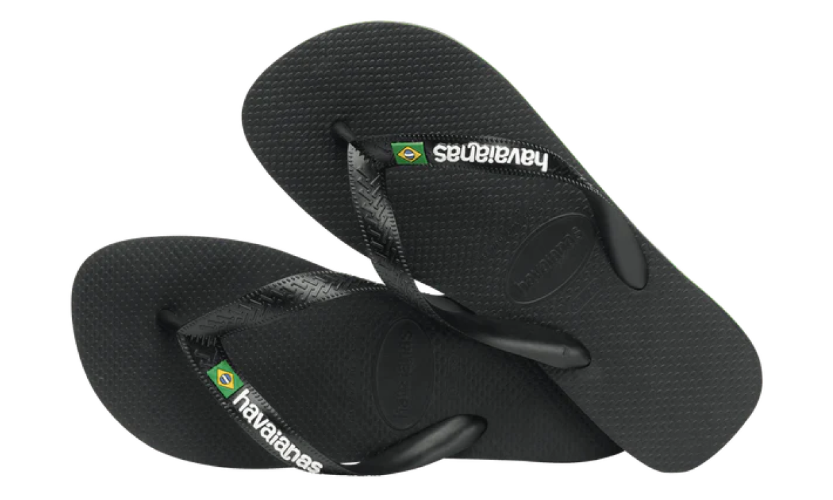 Havaianas Flip-Flops Brasil Logo Black