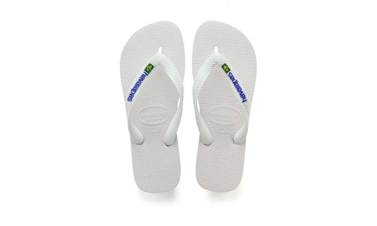 Havaianas Flip-Flops Brasil Logo White