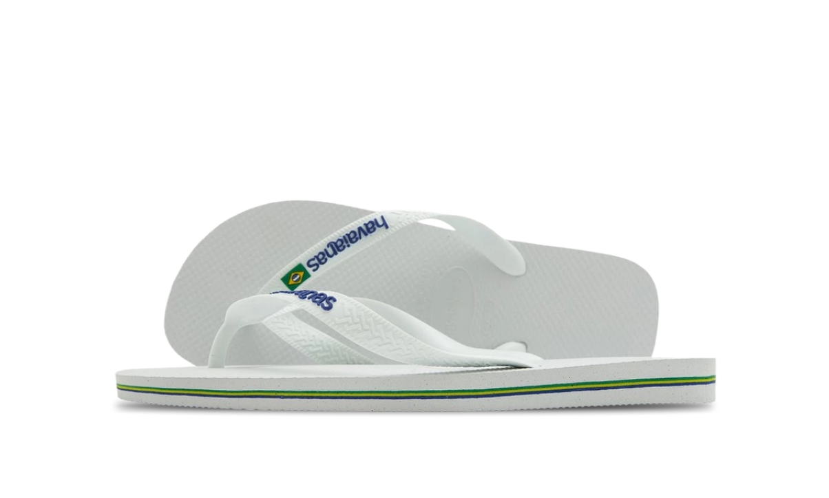 Havaianas Flip-Flops Brasil Logo White