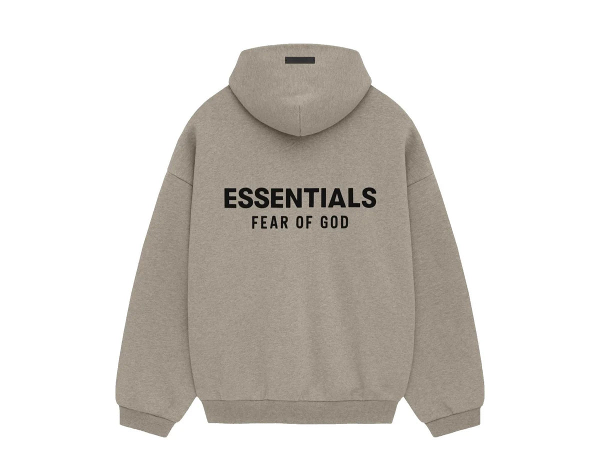 Fear of God Essentials Fleece Hoodie (FW24) Heather Gray