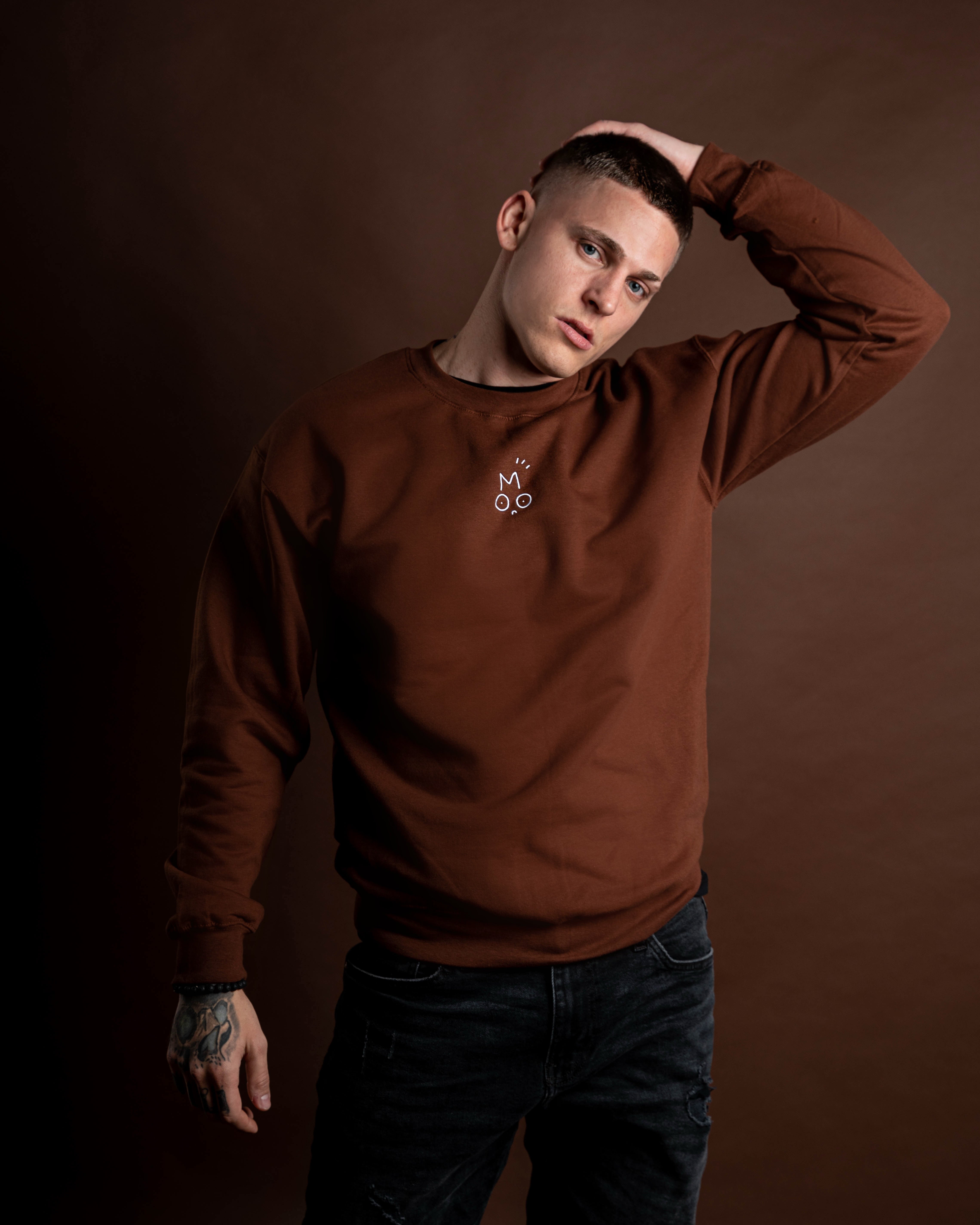 OUT OF MOOD SIMPL Crewneck Brown