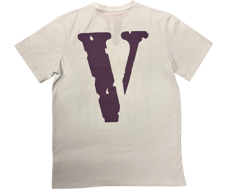 Vlone T-Shirt White Purple