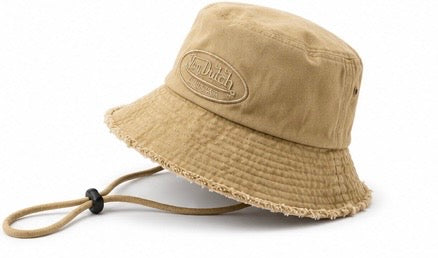Von Dutch Bucket Hat Beige
