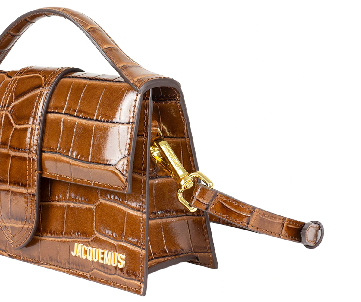 Jacquemus Le Grand Bambino Crossbody Flap Bag Camel