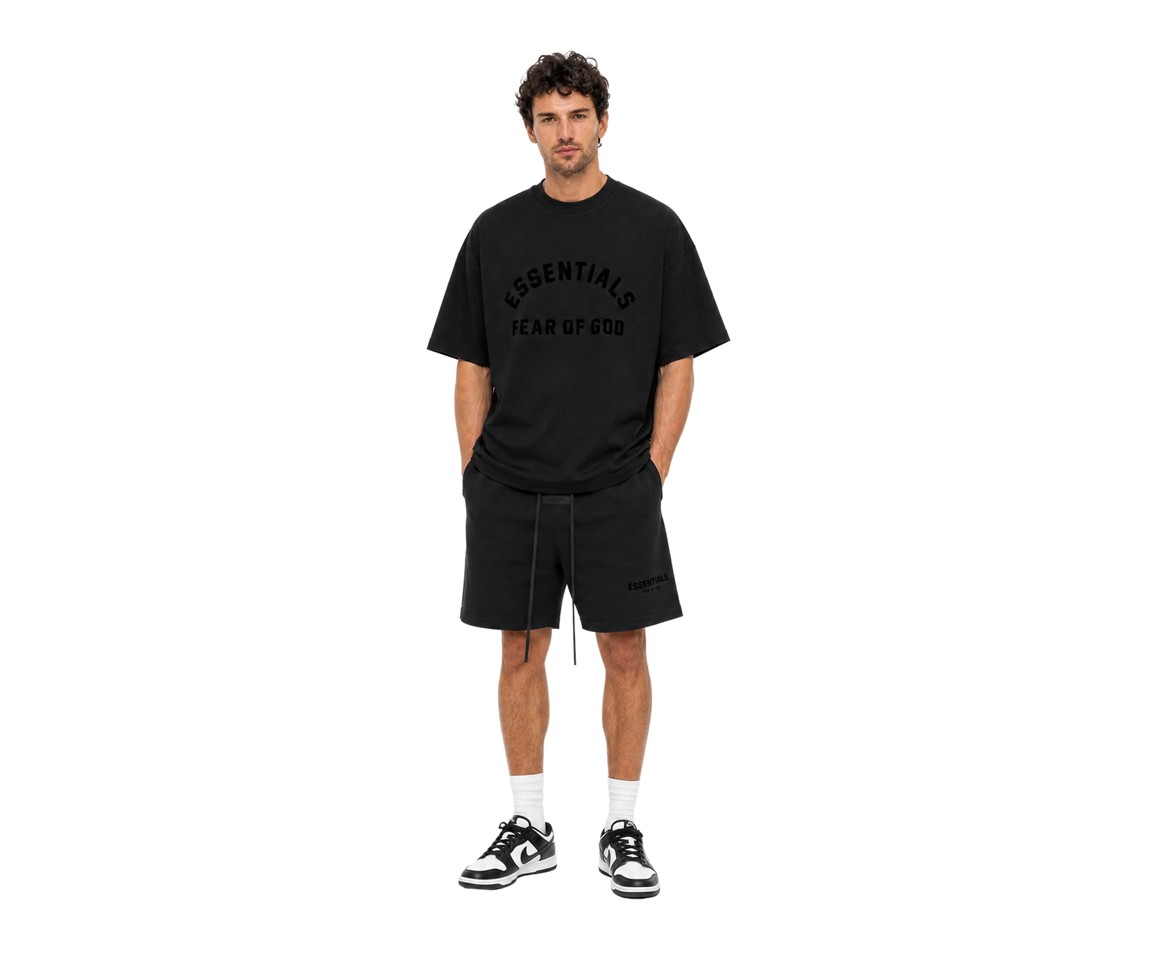 Logo-Appliquéd Cotton-Blend Jersey T-Shirt Black