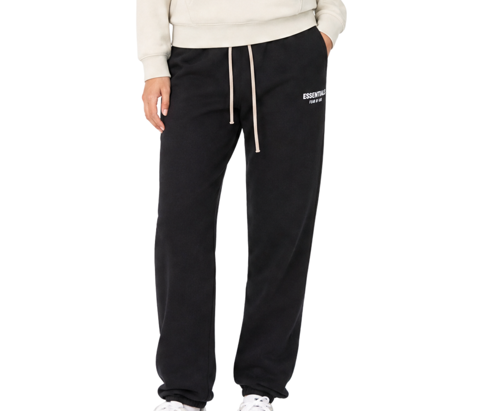 Pantaloni de trening din fleece Fear of God Essentials (FW24) Negru