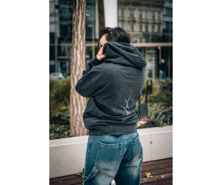 Thorned Mask Oversize Hoodie