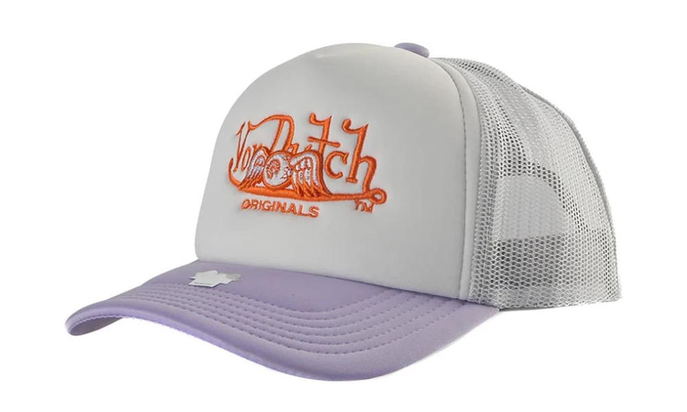 Von Dutch Trucker Cap Purple/White
