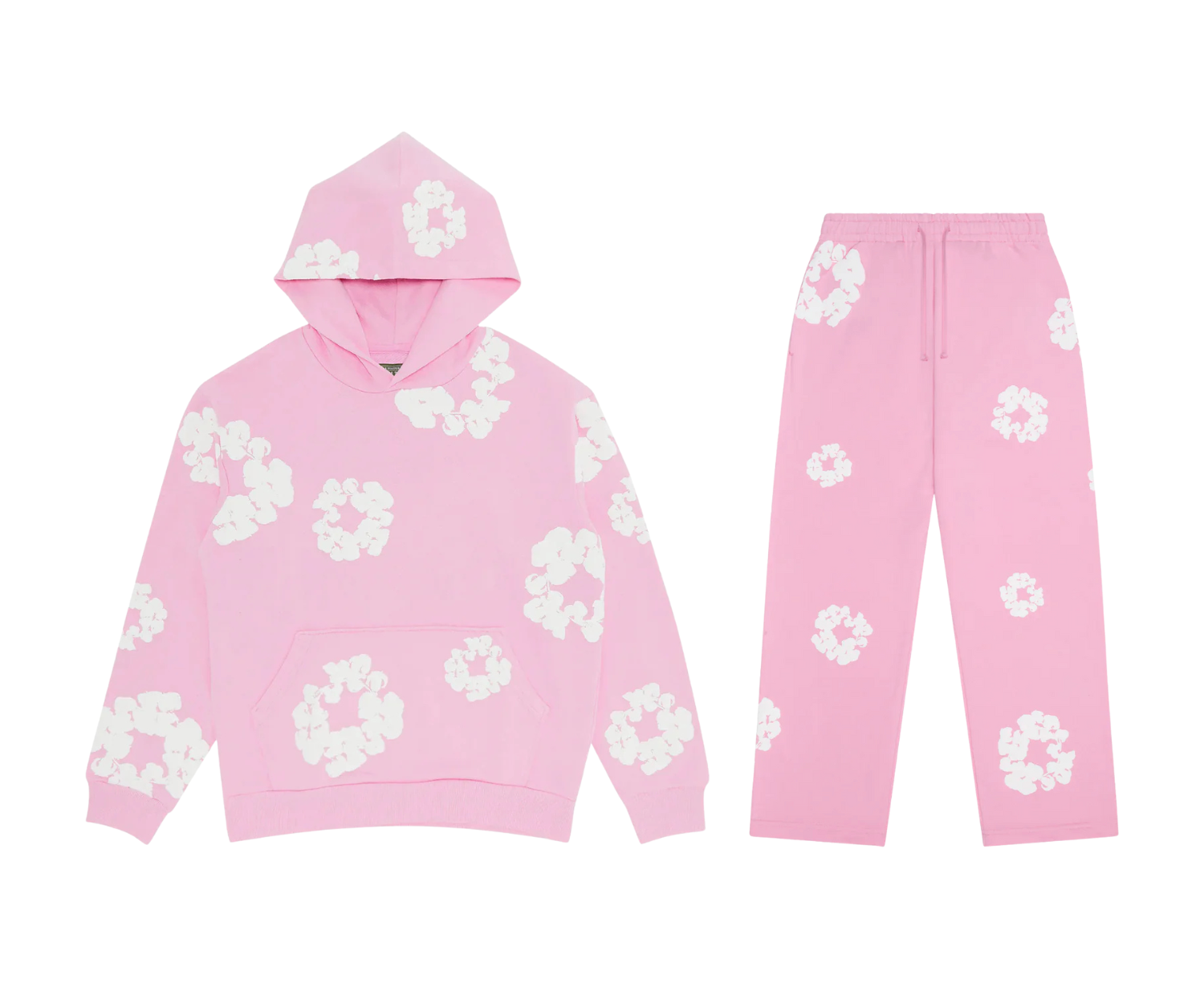 Denim Tears The Cotton Wreath Pink Set